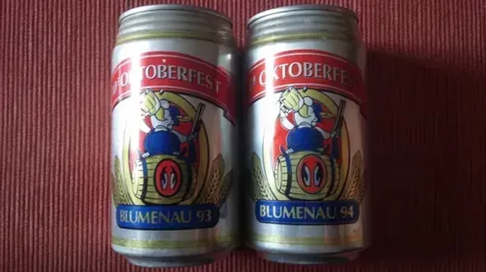 Latas Cerveja Antarctica Oktoberfest 1993 / 1994 raridade