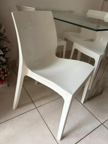 Cadeiras Tramontina Summa Alice Brilho em Polipropileno Branco