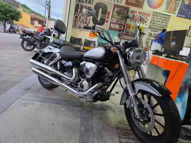 Denver 250 + Sissy bar + afastador + bolha 
