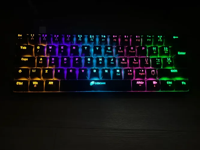 Teclado Gamer Mecânico Modelo 60% Led RGB