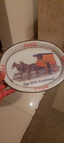 Placa coca cola original de época