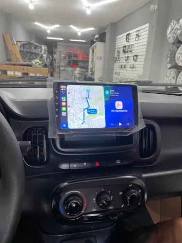 MP5 com CarPlay 1 din 9 polegadas