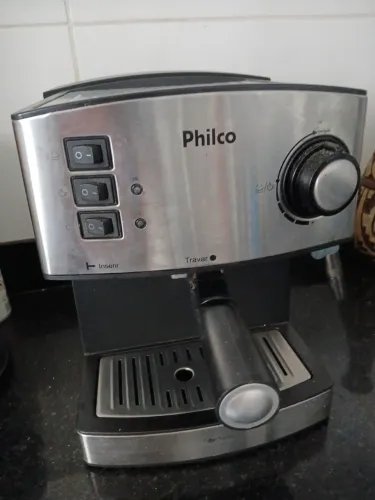 Cafeteira Philco Coffee Express 15 Bar Filtro Permanente Cor Preto/Prateado