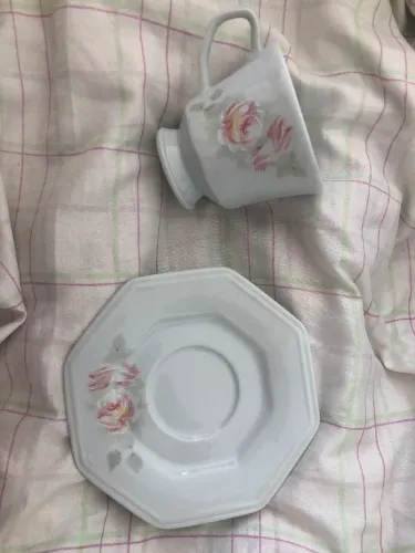 Aparelho de chá 12 peças, porcelana