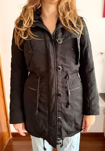 Casaco Marc New York - Andrew Marc, feminino, para frio, com capuz