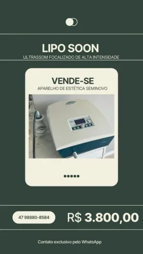 Aparelhos Estética - Eletro, Lipo Soon, Dual Soon - Tonederm