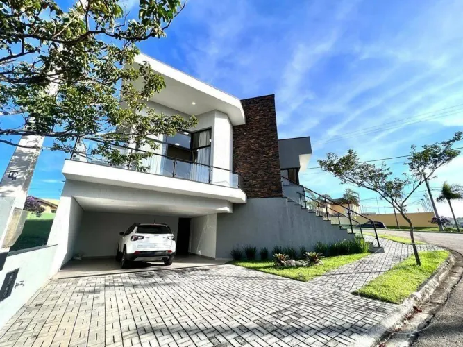 Casa com 3 dormitórios para alugar, 220 m² por R$ 8.949,00/mês - Condomínio Terras do Vale