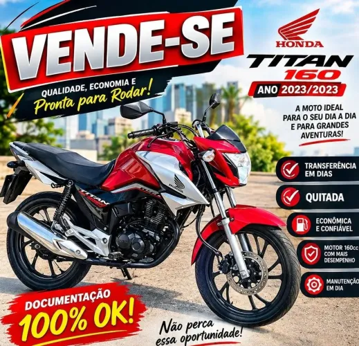 VENDO HONDA TITAN 2023 EM DIAS