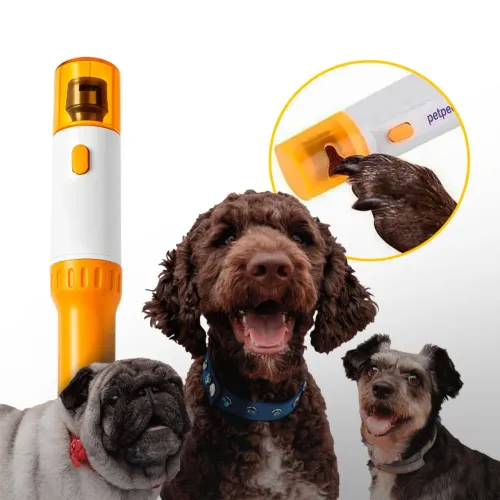 Lixadeira Elétrica Cortador De Unha Cães E Gatos Pet Shop+3 Lixas