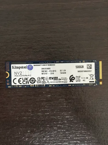 SSD Kingston NV2 500GB NVMe PCIe 4.0 M.2 - Usado