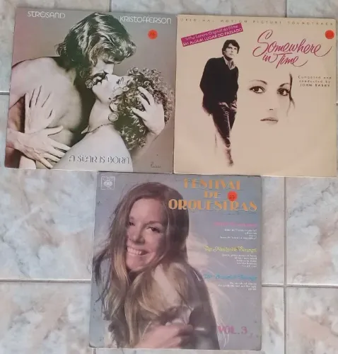 A Star Is Born/Somewhere In Time/Festival de Orquestras(pacote 3 LPs)