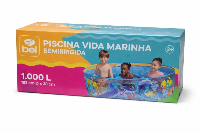 Piscina infantil semirrigida 1.000 LT