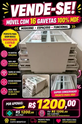 Expositor de roupas e acessórios