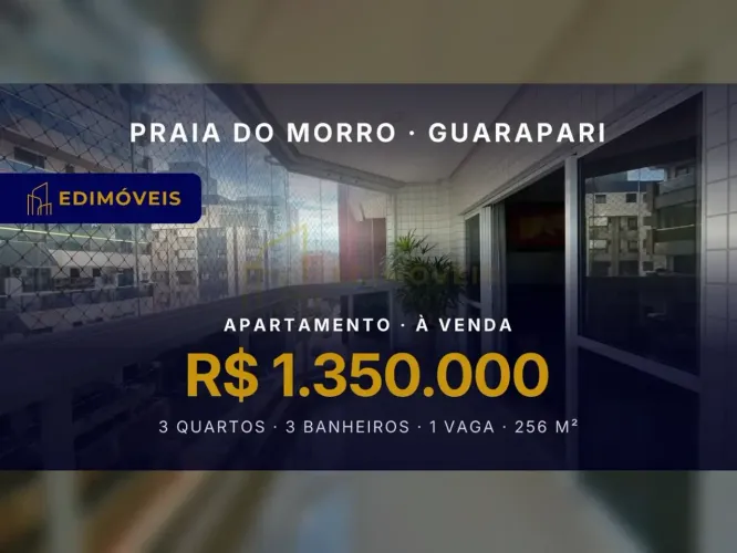 Apartamento 3 quartos na Praia do Morro, perfeito para receber amigos e família