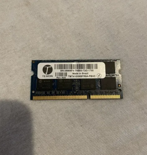 Memoria Teikon Ddr3 8gb Notebook Pc3l-12800s 2rx8