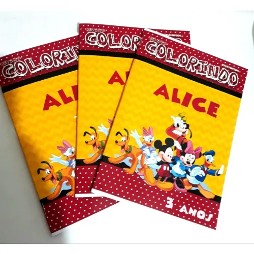 Livrinho de colorir personalizado 