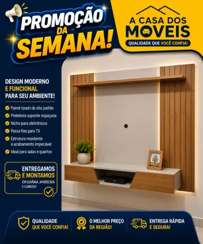 Painel Santiago Tv até 70 polegadas