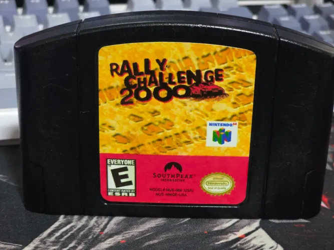 Rally Challenge 2000, Nintendo 64, Jogos Original, Labels Originais