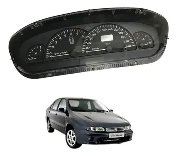 Painel Instrumentos Fiat Marea 1998 2001 2003 2005 2007 2008 Peça 1