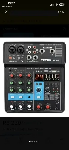Mixer 4 canais