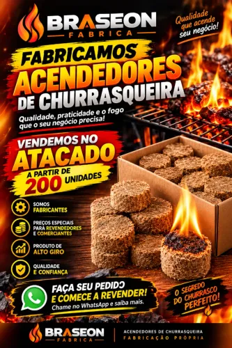 FABRICANTE DE ACENDEDOR DE CHURRASQUEIRA 