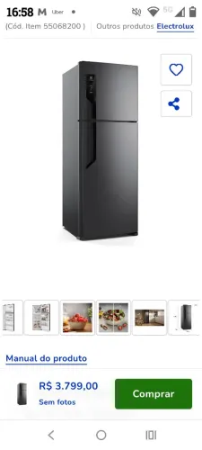 vendo refrigerador Electrolux 480 L