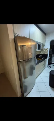Geladeira Brastemp inox Frost Free duplex completa painel digital Blue touch Impeecavel!