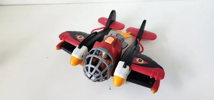 Avião Aguia Imaginext com personagem.