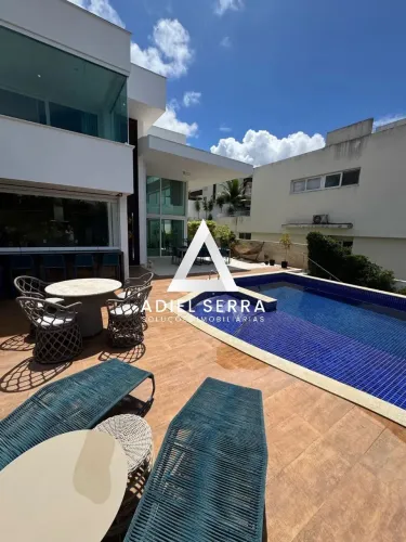 Alphaville Salvador 2 - 450m² - 4 suítes sendo 3 com Closet - Piscina c/ Borda Infinita - 