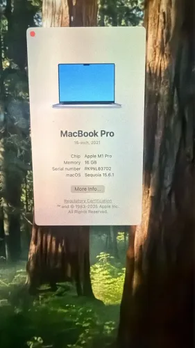 Macbook Pro 2021 de 16 polegadas