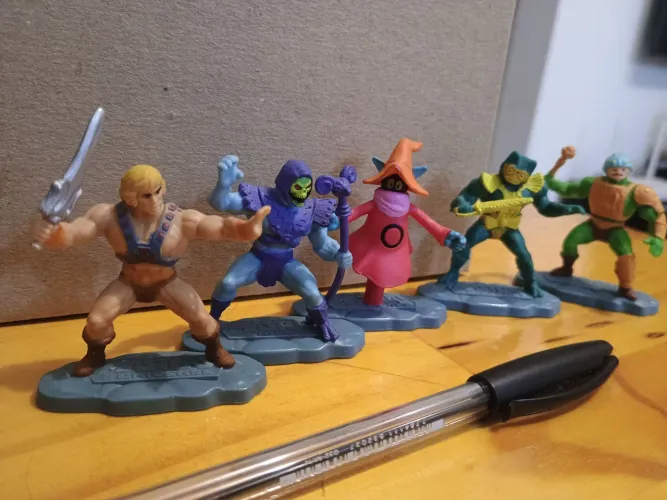 Coleção 5 miniaturas He-Man (set completo)