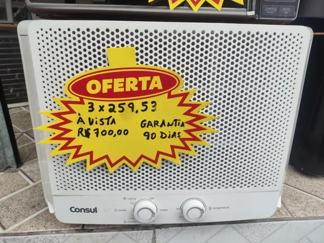 Ar-condicionado funcionando perfeitamente 