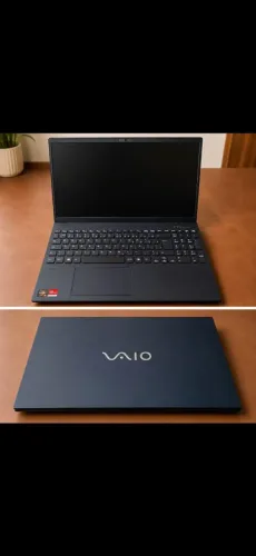 Notebook VAIO FE16 AMD RYZEN 7 5825U LINUX 16 GB RAM SSD 512 GB TELA IPS WI-FI CINZA