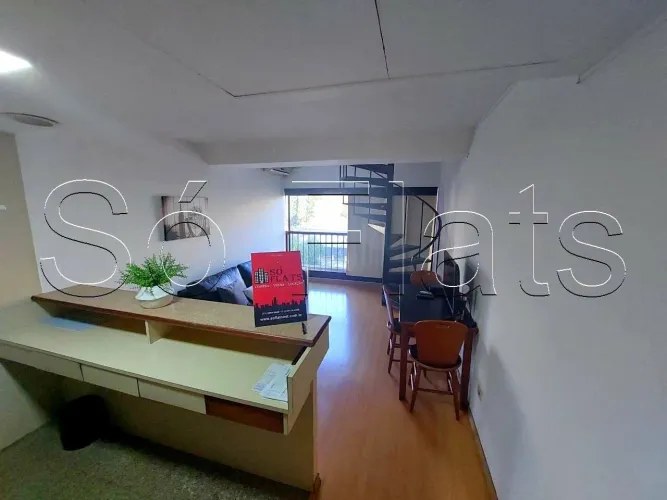 Flat no Park Lane contendo 42m², 1 dormitório e 1 vaga para locação ao lado da Av Paulista