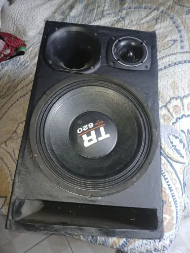 Caixa de som falante 12" trio automotiva