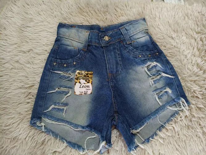 Short Feminino Jeans 