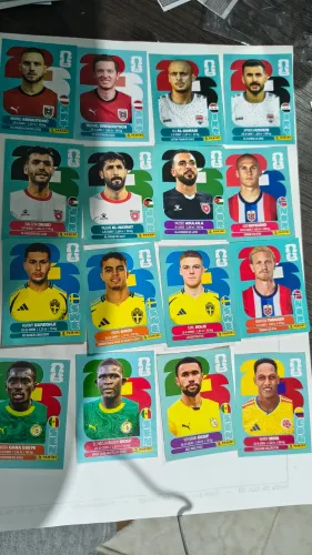 Kit 48 figurinhas da Copa do mundo 2026 sortidas sem ser repetida