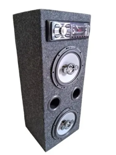 Caixa de som bob amplificada com bluetooth