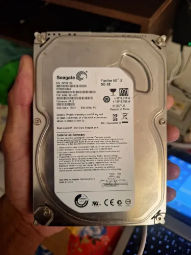 HD 500GB Seagate Pipeline HD 2 Desktop DVR Computador 