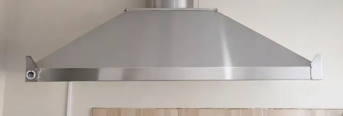 Coifa inox com exaustor novo