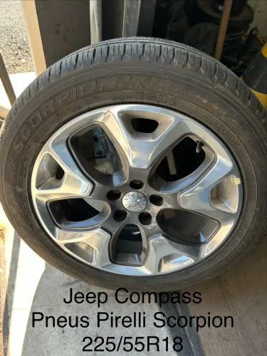 Jogo de rodas Jeep Compass aro 18jofo