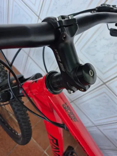 BICICLETA ARO 29 ALUMÍNIO RAVA VERMELHA
