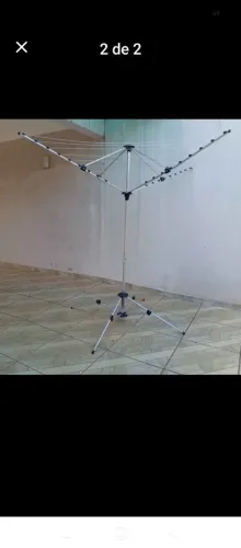 Varal giratório de alumínio 