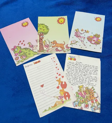 Papel de carta da xuxa