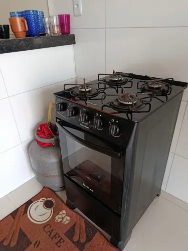 Fogão Atlas 4 bocas mesa de vidro