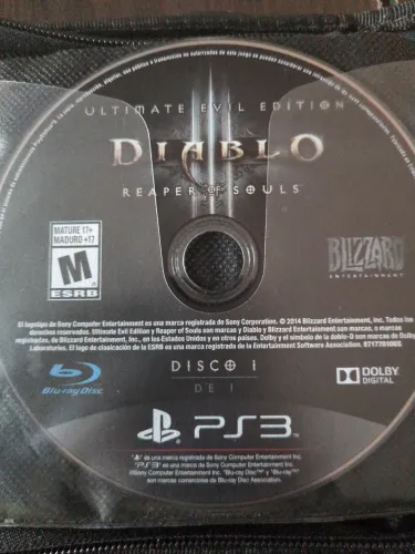 Diablo III Reaper of Souls PS3 Original