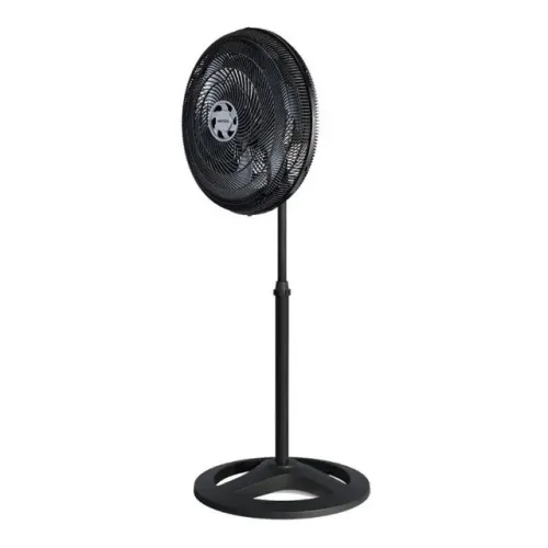 Ventilador De Piso Ventisol 80w 3 Velocidades 6 Pás Preto 127v Plástico