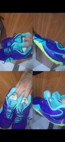 Tênis de basquete Tênis Under Armour Buzzer 2 Roxo /verde