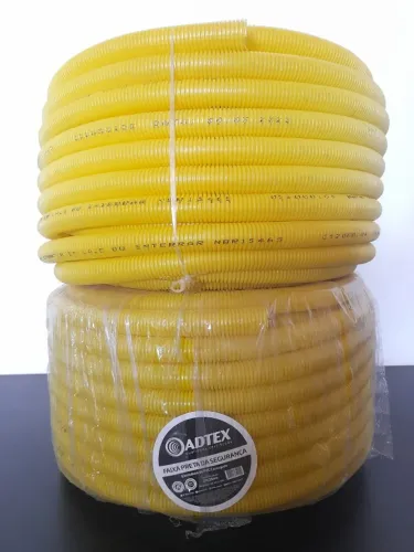 Eletroduto Corrugado ADTEX 25mm 3/4? Rolo 50m Antichama