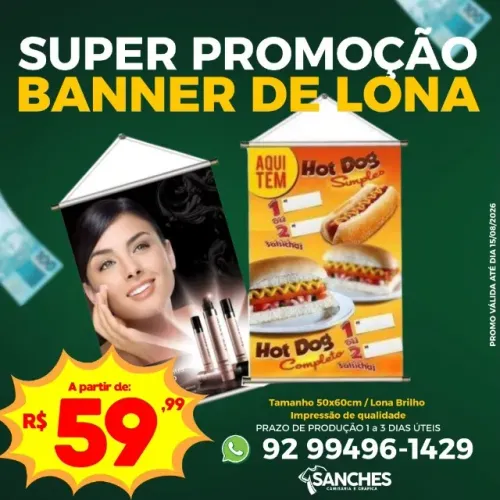 Banner para loja e eventos